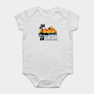 70s Yacht Rock Music 79 Mexico Southern Breeze Baby Bodysuit